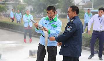 光祥科技消防演習