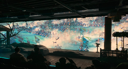 陜西咸陽古渡廊橋